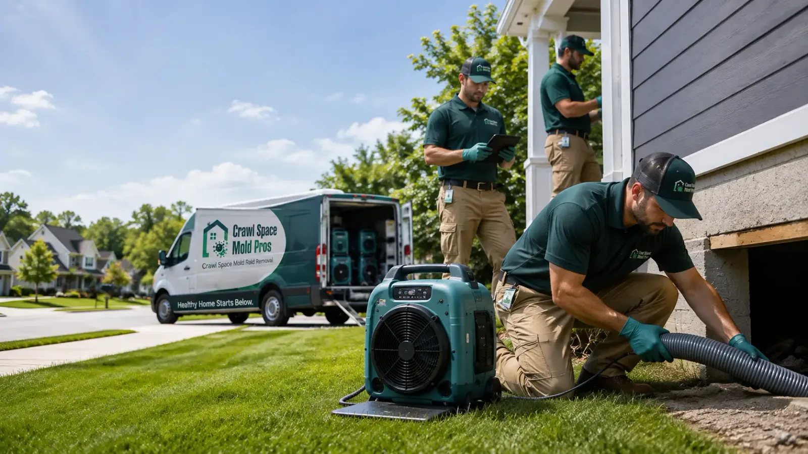 Crawl Space Mold Removal in Loami, IL